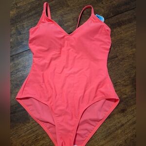 Women's Coral Sporti One Piece Swimsuit Size M.